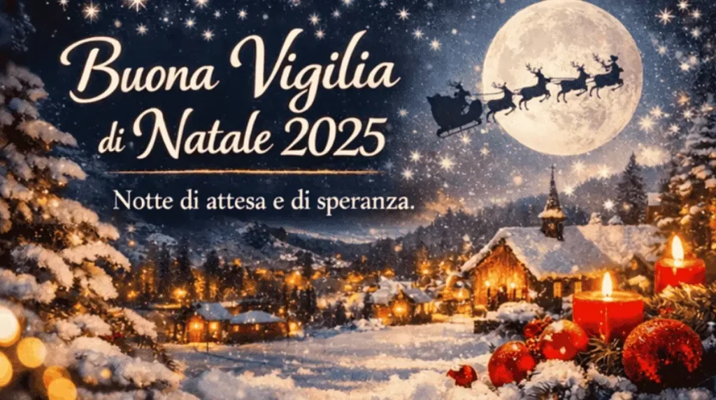 Buona Vigilia di Natale 2025 immagini