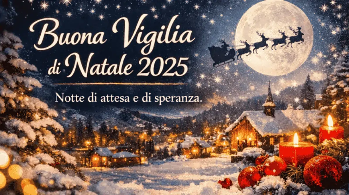Buona Vigilia di Natale 2025 immagini