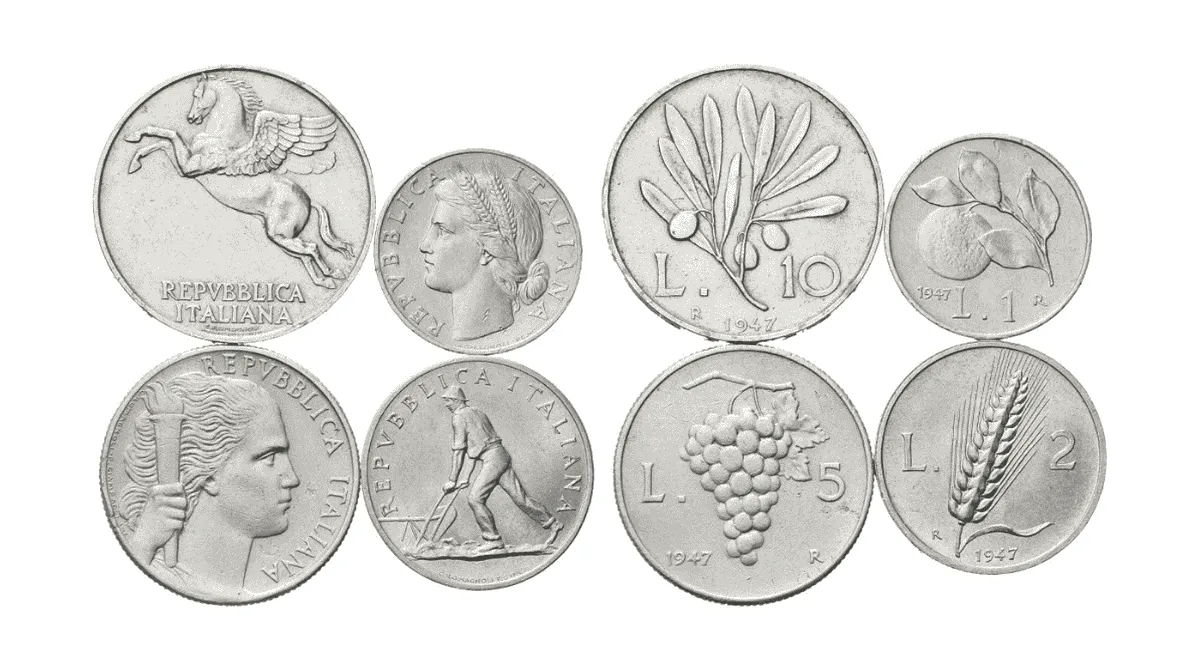 Lire rare italiane con alto valore collezionistico