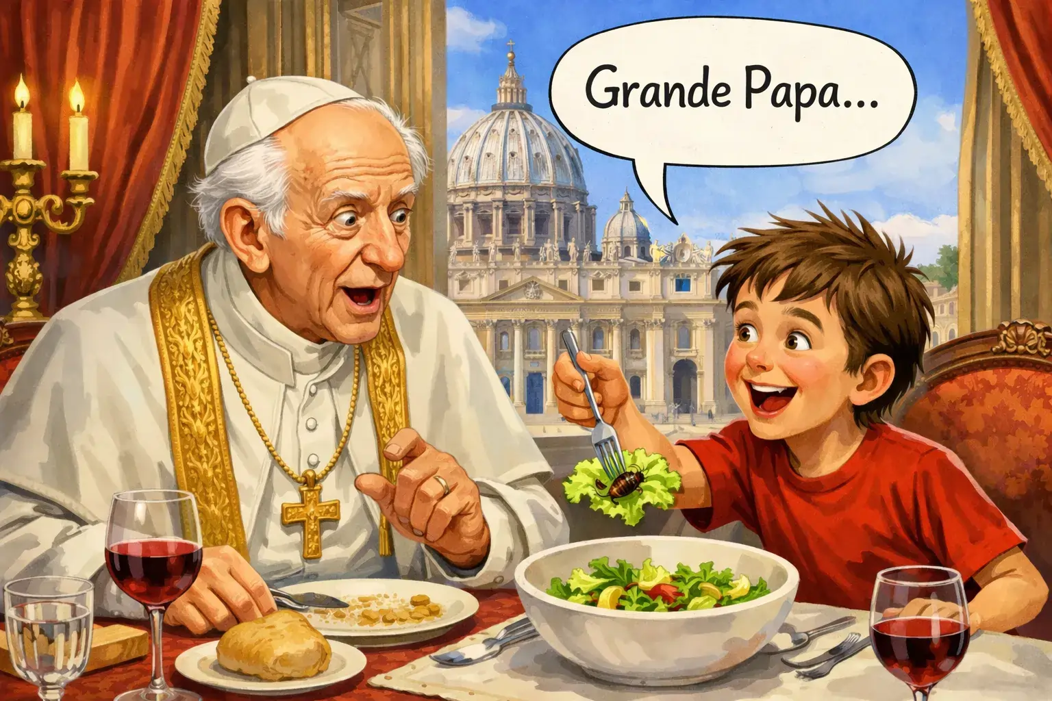 Barzelletta Pierino e il Papa